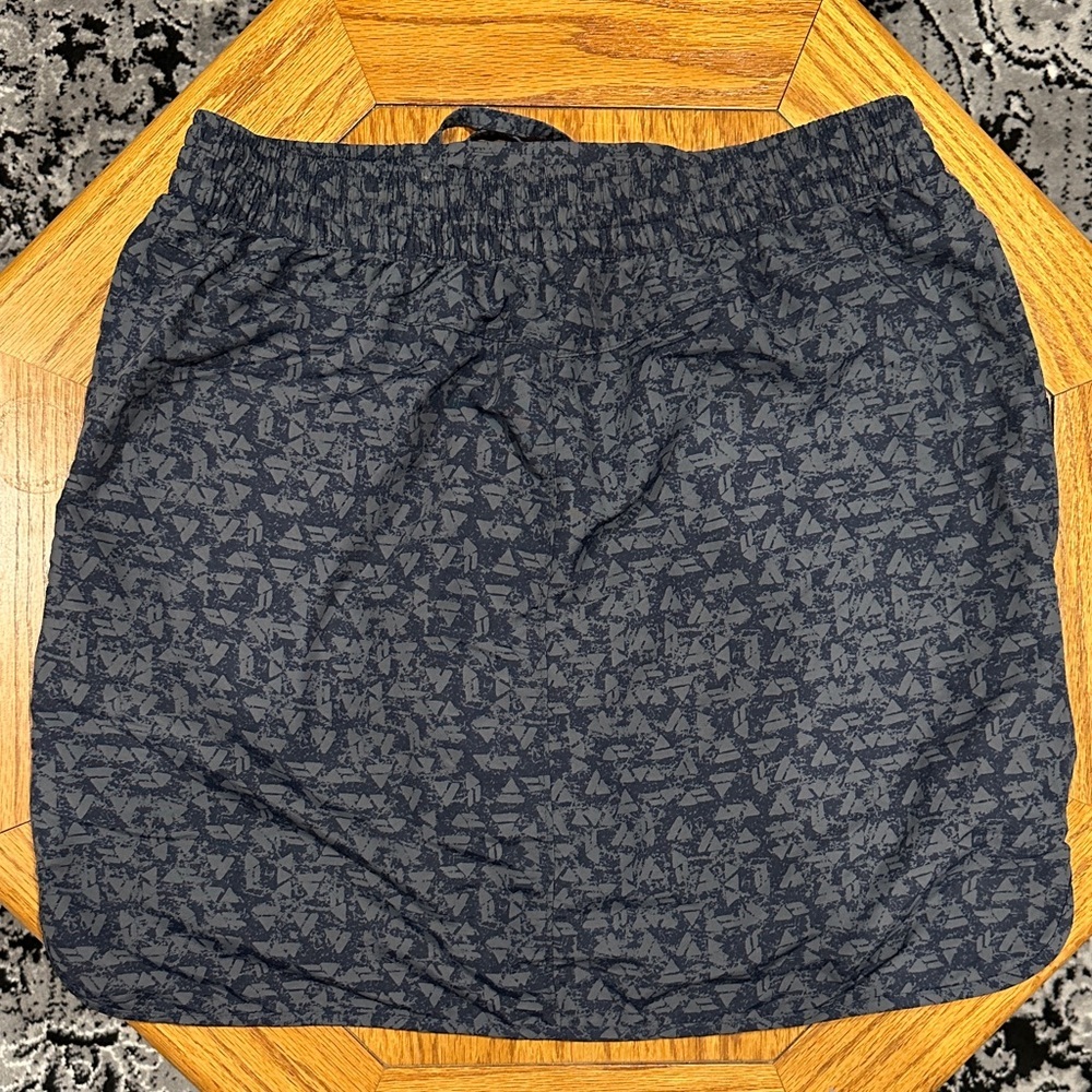 *DULUTH TRADING CO* Blue Patterned Skirt Size Medium - Picture 8 of 9